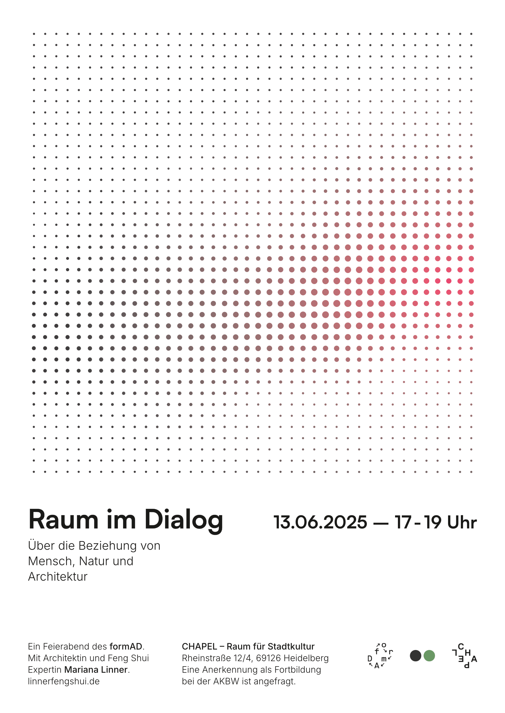Plakat zum Vortrag